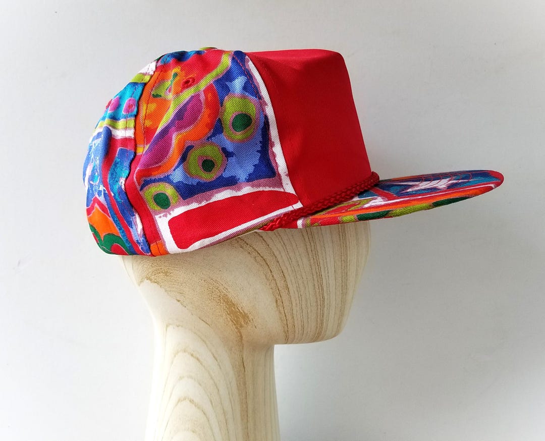 Vintage 90s Abstract Snapback Hat - Blank Hipster Fresh  display picture 2