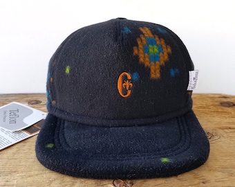 Conte of Florence Italian Men's Hat Beanie Winter Black Acrylic