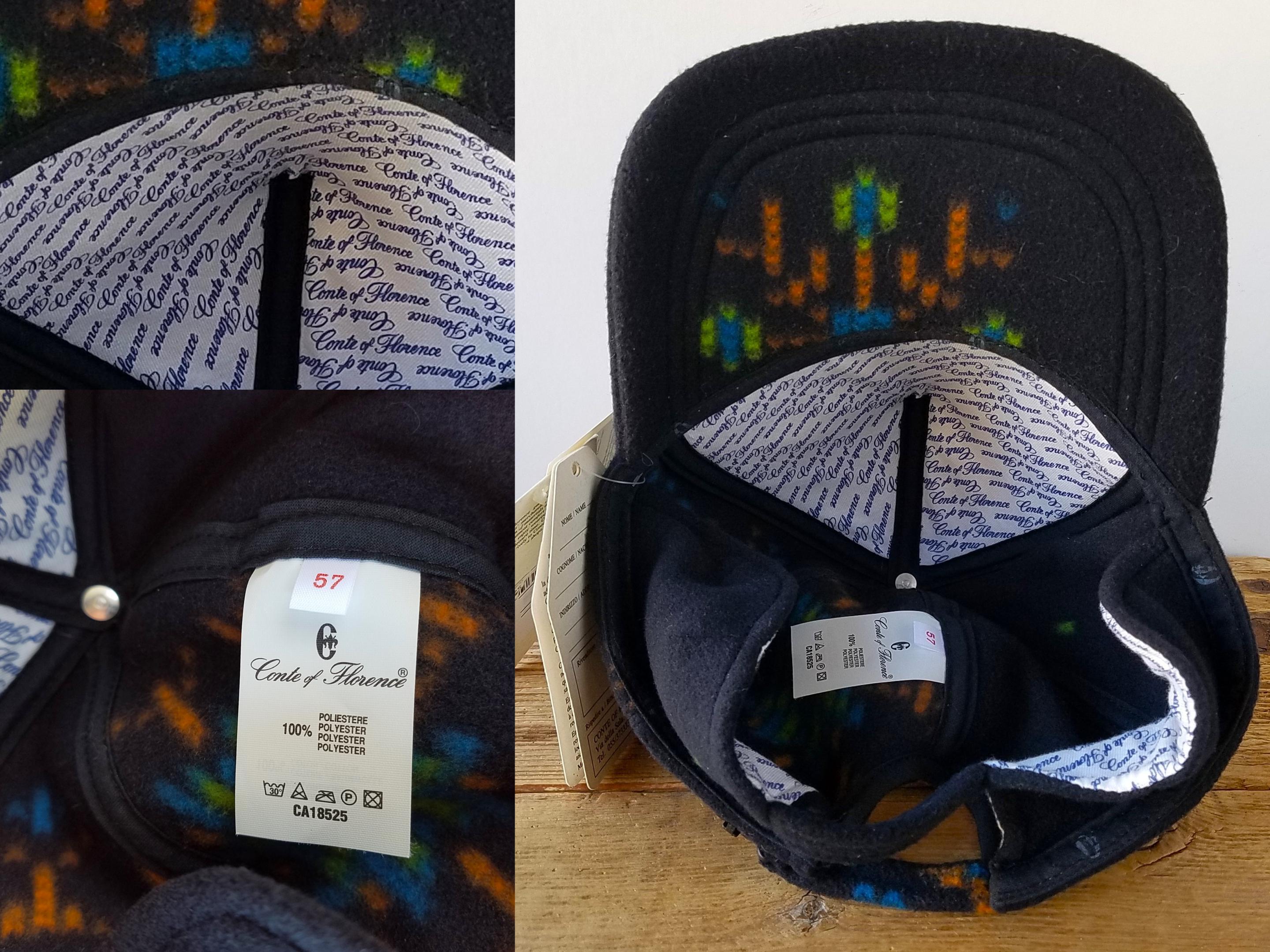 Conte of Florence ニット帽 Vintage Conte of Florence Down Ear Flap Winter Ski Hat VERO