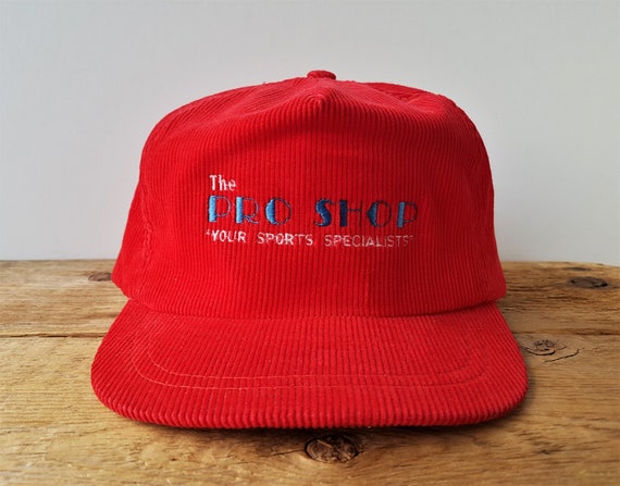 The PRO SHOP Vintage Red Corduroy Hat 