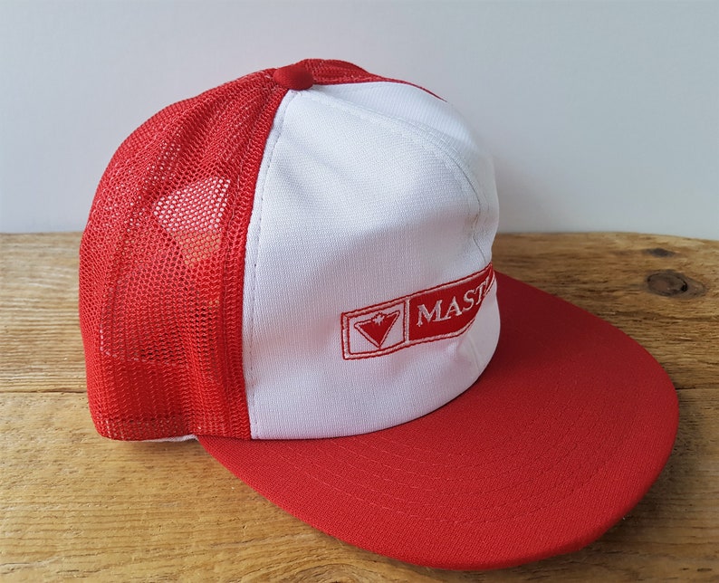 Canadian Tire MASTERCRAFT Promo Hat Original Vintage 80s Red Etsy