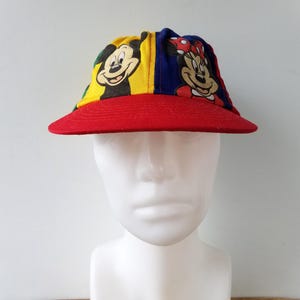 Vintage 90s DISNEY Characters Pinwheel Snapback Hat - Youth Vintage 90s DISNEY Characters Pinwheel Snapback Hat - Youth