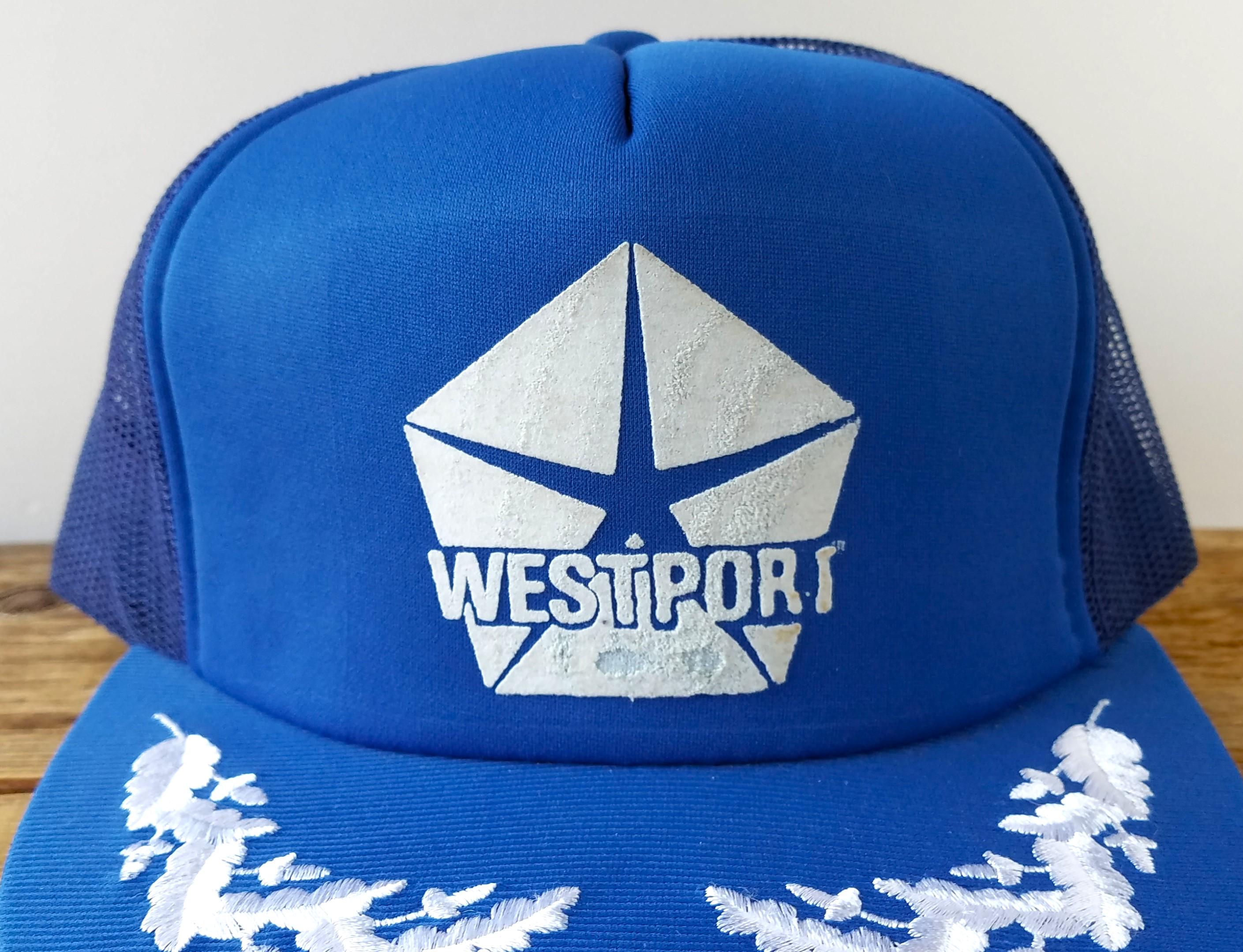 Vintage 80s WESTPORT CHRYSLER Winnipeg Car Dealer Trucker Hat