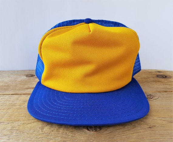 Vintage Men's Caps - Yellow