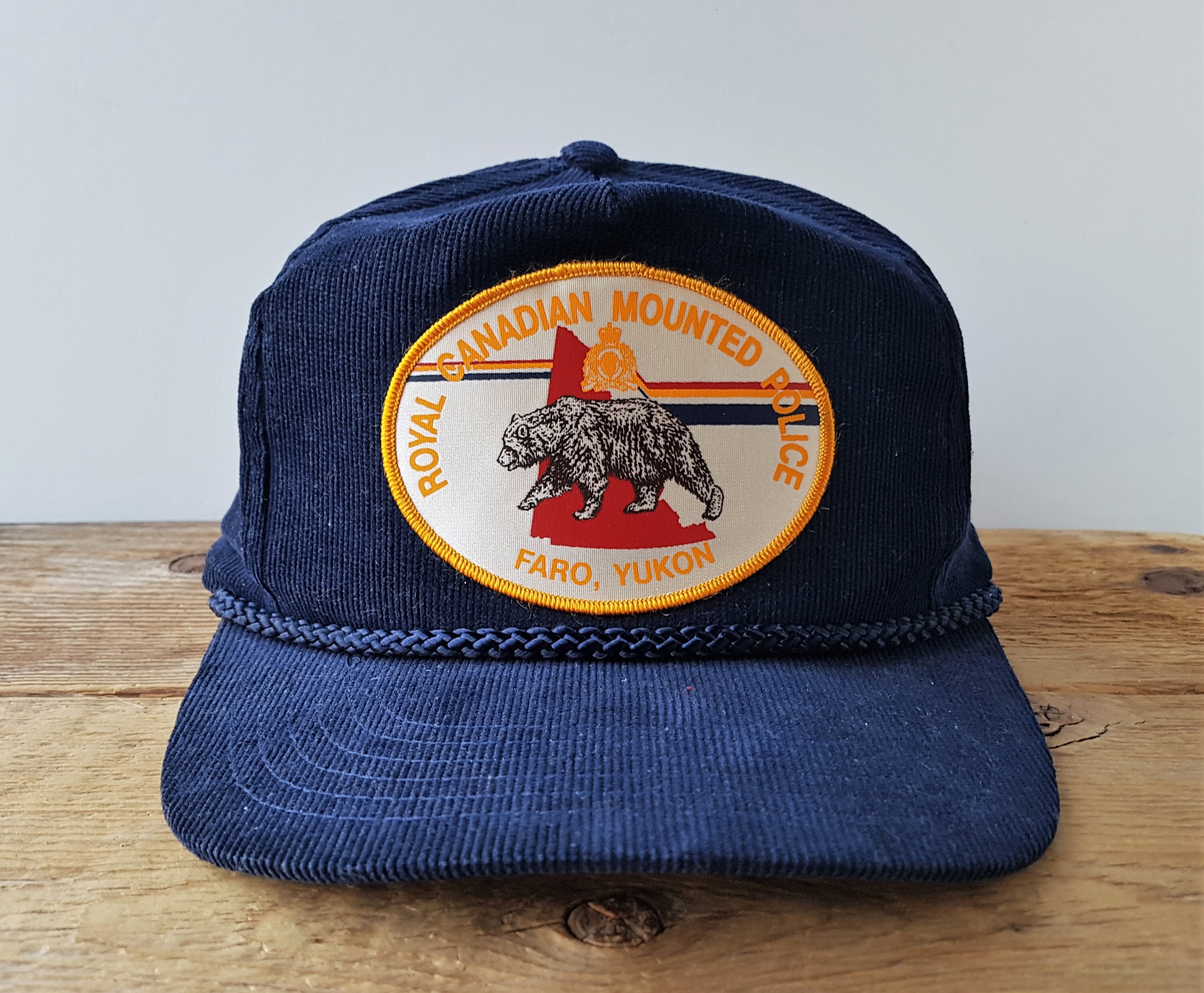 Vintage RCMP Faro Yukon Detachment Hat Royal Canadian Mounted