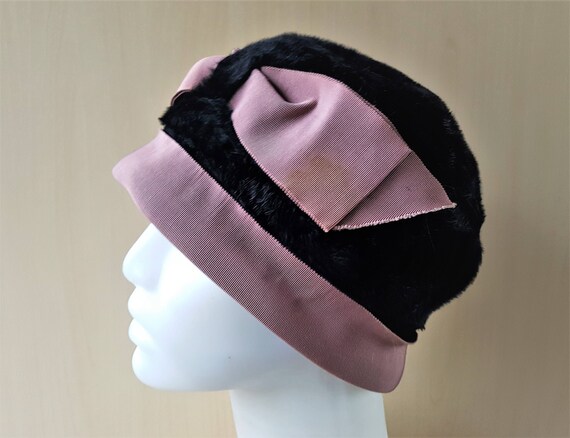 Vintage 50s Estate Hat with Floral Box 'A Maybroo… - image 5