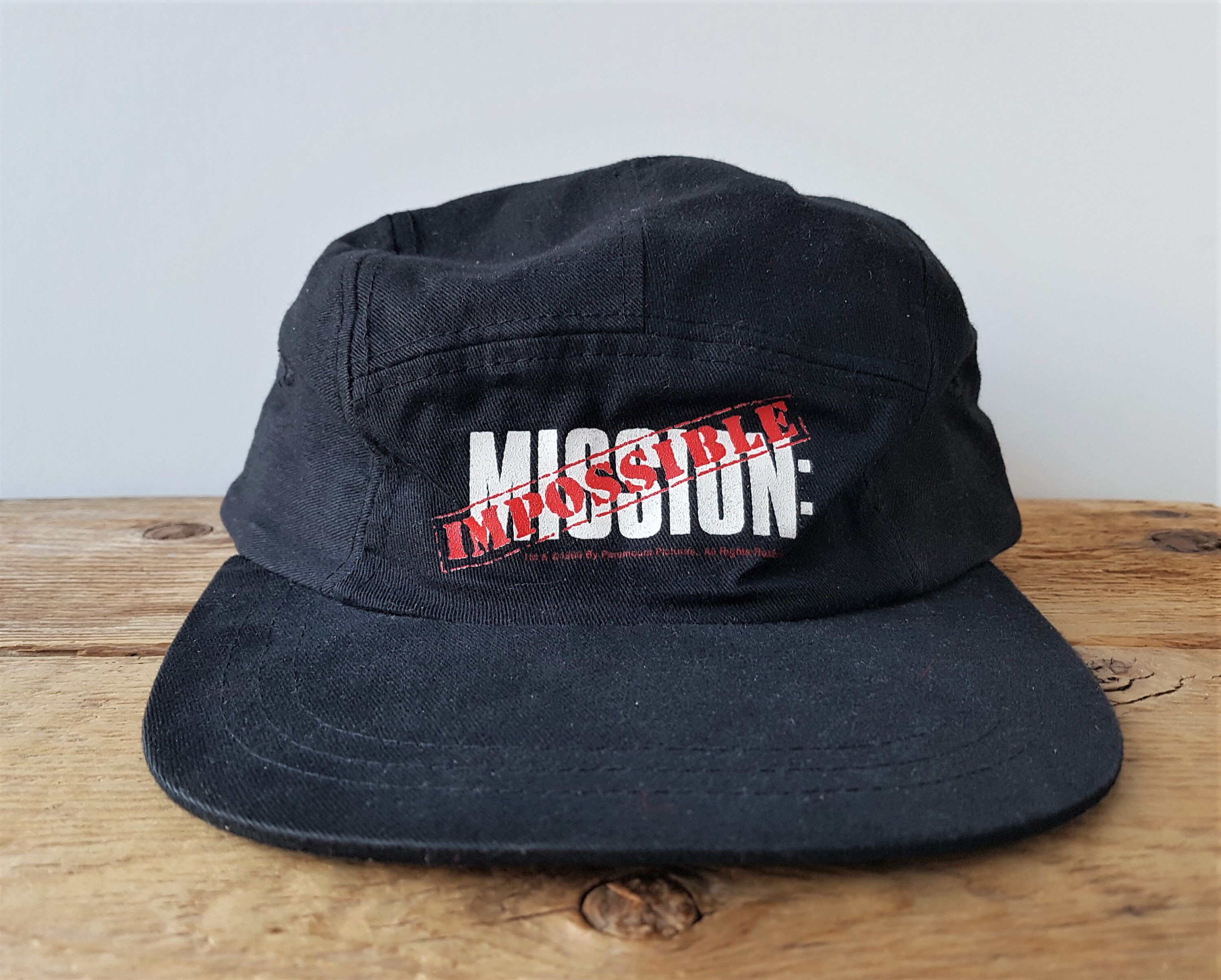 Vintage MISSION IMPOSSIBLE 5 Panel Snapback Hat DTS Digital Studio 