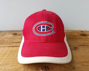 Casquette Canadiens De Montréal Vintage - Peintre Ajustée, Taille M, Années 90