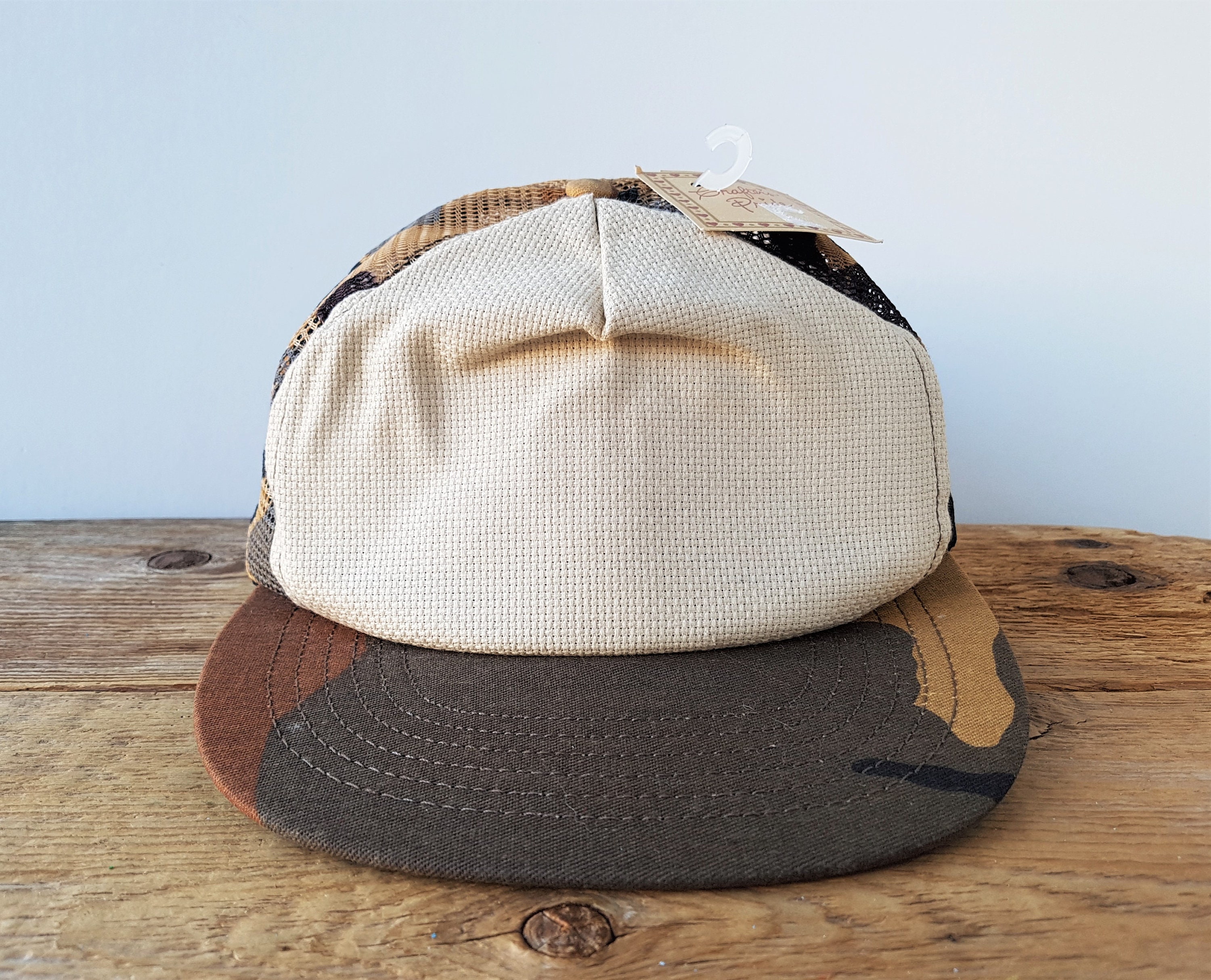 Vintage Sportsman Camo Trucker Hat Blank Cross Stitch Snapback Etsy New Zealand
