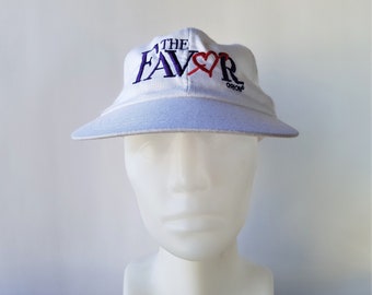 Vintage 90er Jahre The FAVOUR 1994 Film Promo Seltene Original Crew Baseballkappe - Orion Film Weiß Verstellbar Elastischer KC Hut Bestickte Ballkappe