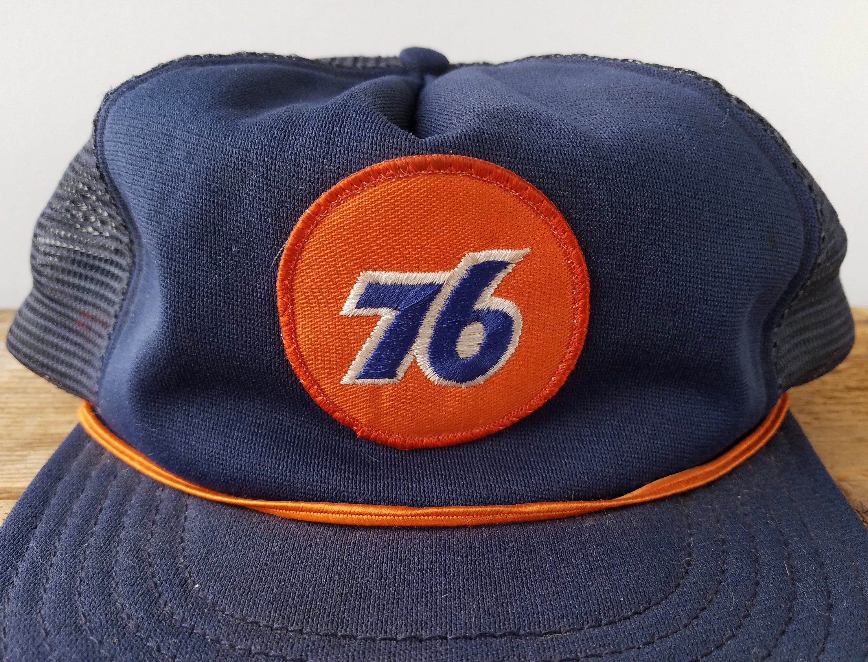 Vintage 80s UNION 76 Trucker Hat - Made in USA by Unitog