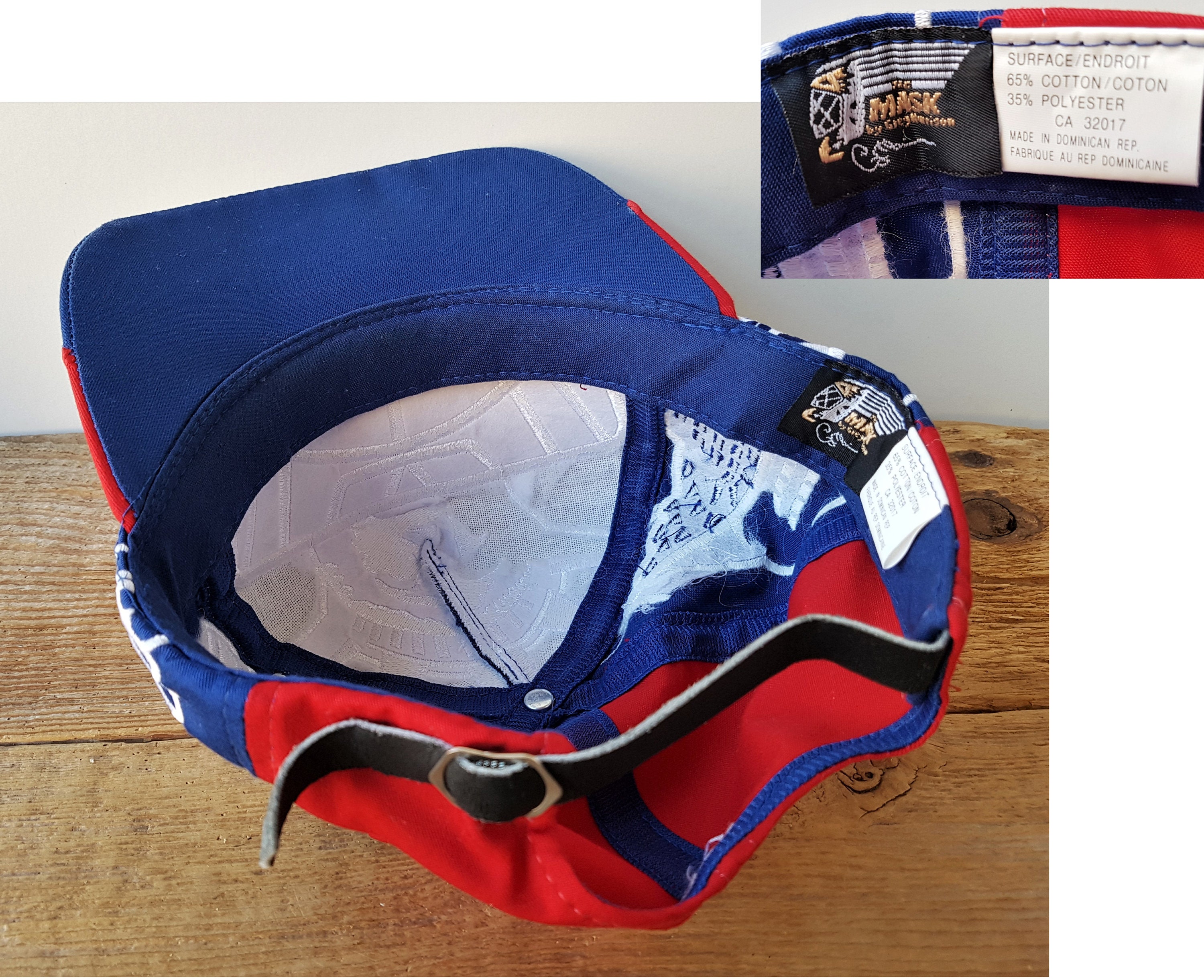 Rare Vintage 90s 'the MASK' Big Logo Hat by GREG HARRISON - New