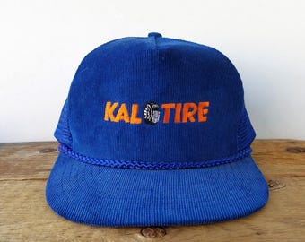 Casquette Snapback Vintage Années 90 Midas Automotive - Velours Côtelé, Neuve Sans étiquette