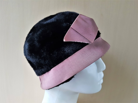 Vintage 50s Estate Hat with Floral Box 'A Maybroo… - image 1