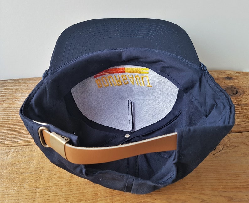 Vintage BOURGAULT Farm Equipment Rope Lined Navy Strapback Hat - Etsy