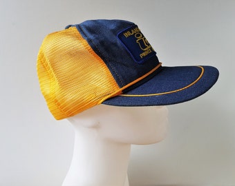 Casquette Trucker Vintage Advanced Diesel Inc - Noire - Taille Ajustable - Occasion