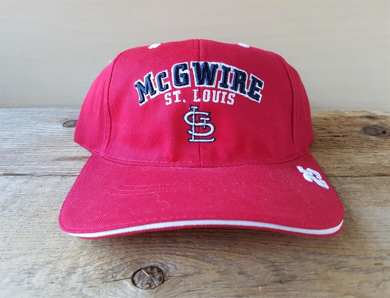 ST LOUIS CARDINALS RED MLB VINTAGE VISOR CAP HAT BY ANNCO NWT! Sports Fan Apparel & Souvenirs ...