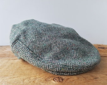 Cappello Newsboy In Vera Pelle - Berretto Piatto Uomo Regolabile Per Stile Classico - Foto 8