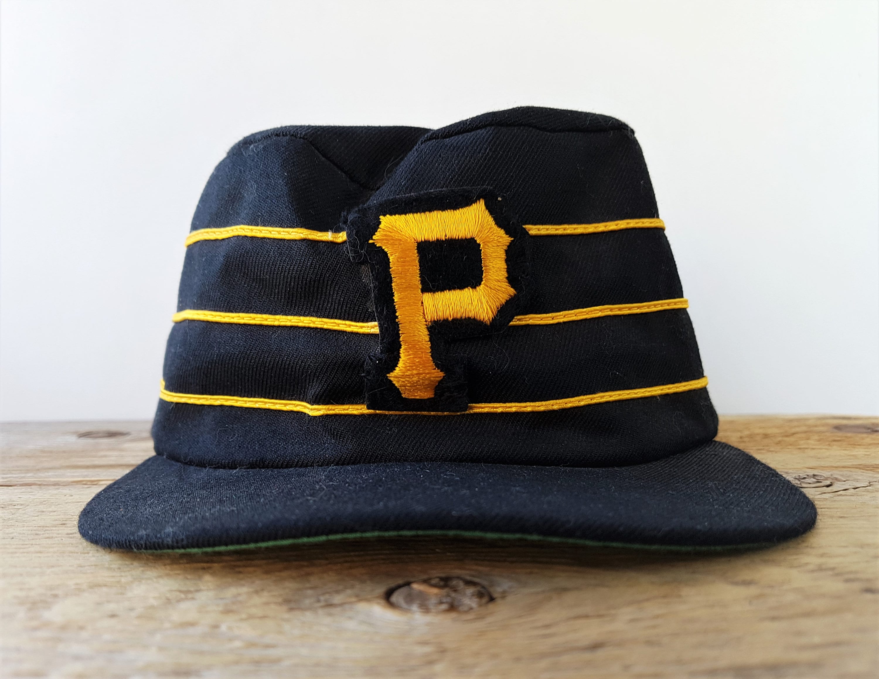 Vintage 70s PITTSBURGH PIRATES Striped Pillbox Hat Union Made 