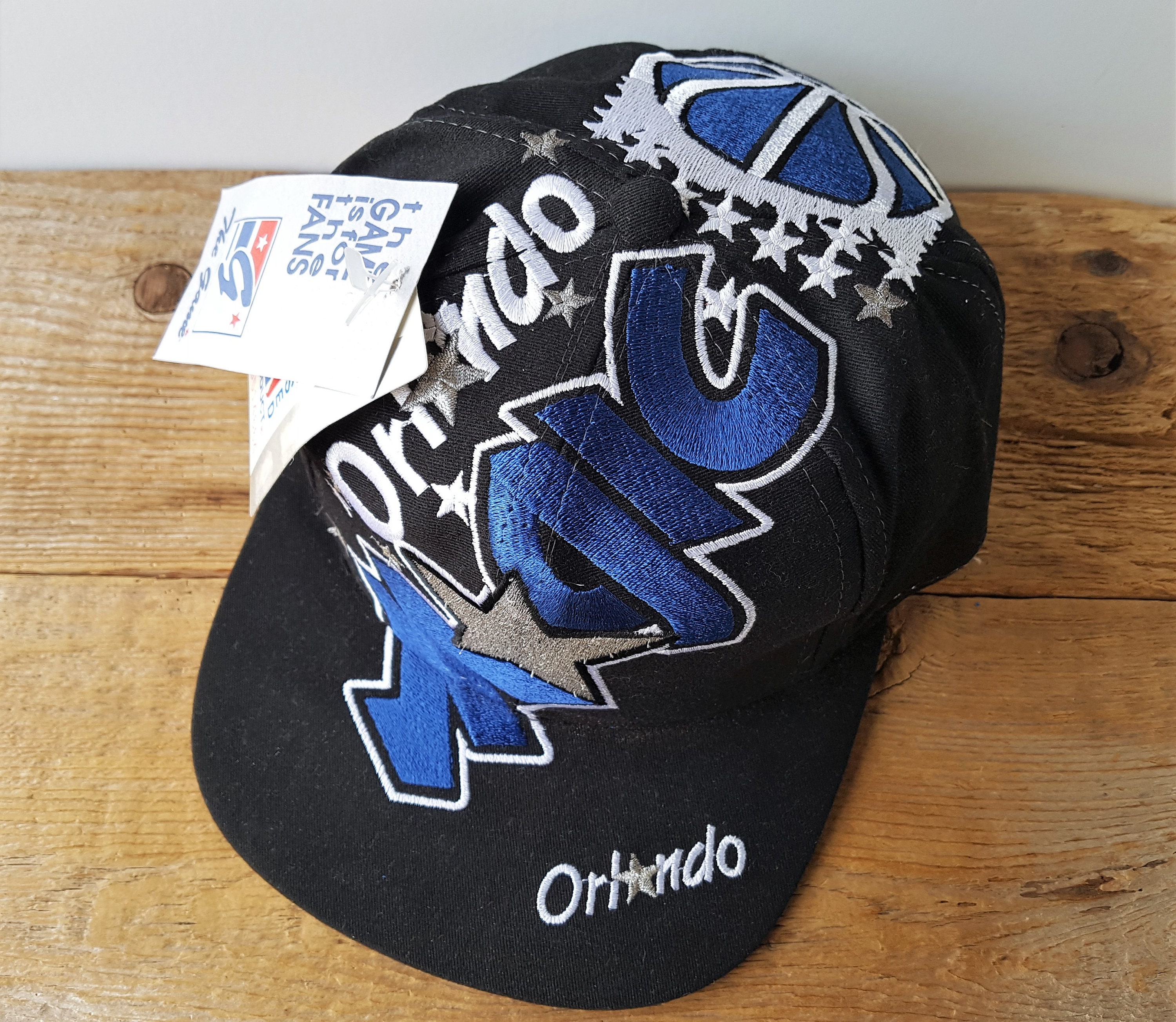 Vintage 90s Orlando MAGiC Big Logo Snapback Hat by The Game Deadstock Very  Rare Embroidered Baseball Cap NBA Basketball Original Ballcap