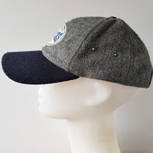 Cappello vintage anni '90 Vancouver CANUCKS Sports Specialties in lana con cinturino posteriore - Cintura in pelle Cappellino da hockey ufficiale NHL bicolore - Era West Coast Express immagine 8
