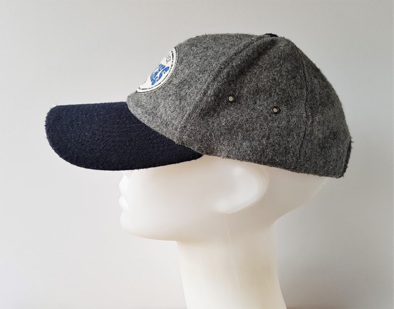 Cappello vintage anni '90 Vancouver CANUCKS Sports Specialties in lana con cinturino posteriore - Cintura in pelle Cappellino da hockey ufficiale NHL bicolore - Era West Coast Express immagine 8