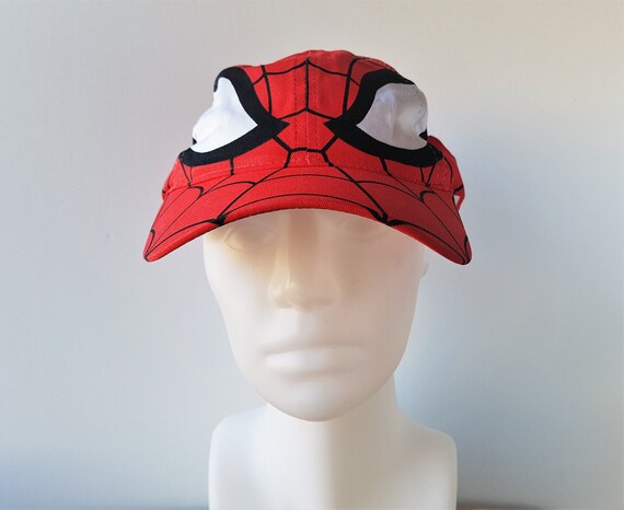 Vintage 90s SPIDERMAN Adult Adjustable Snapback Hat Marvel Comics