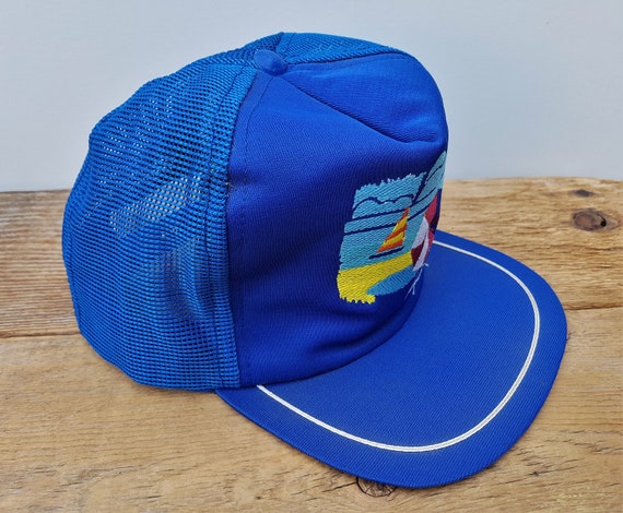 Vintage 80s IXTAPA Mexico Trucker Hat Original AB… - image 4