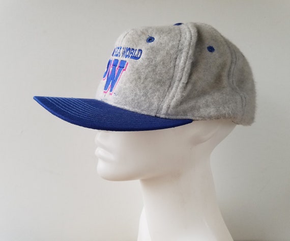 Vintage 1992 SEA WORLD Fleece Strapback Hat - Dea… - image 8