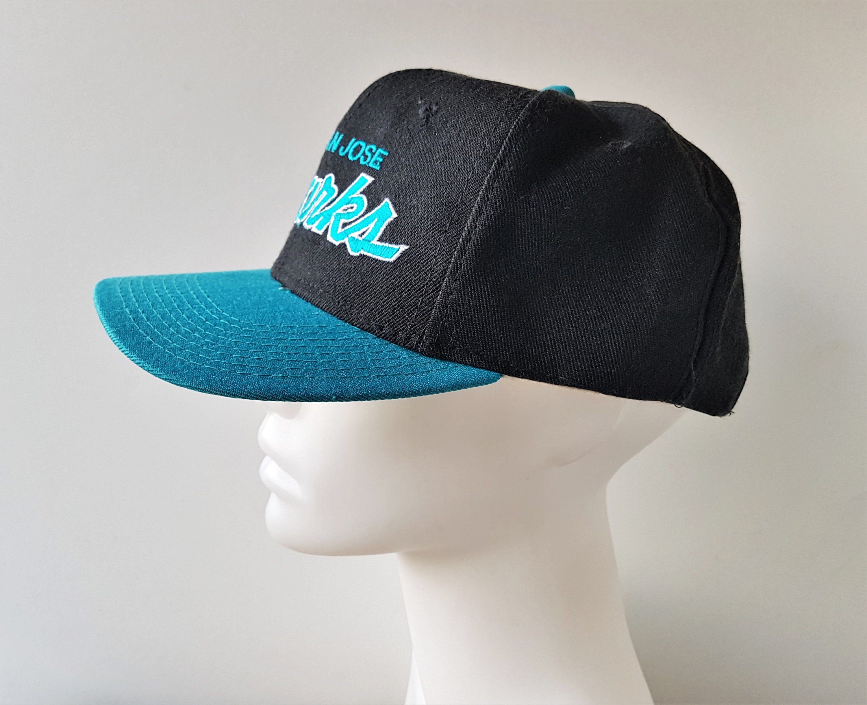 San Jose Sharks The Game Vintage 90's Snapback Cap Hat - NWT – thecapwizard