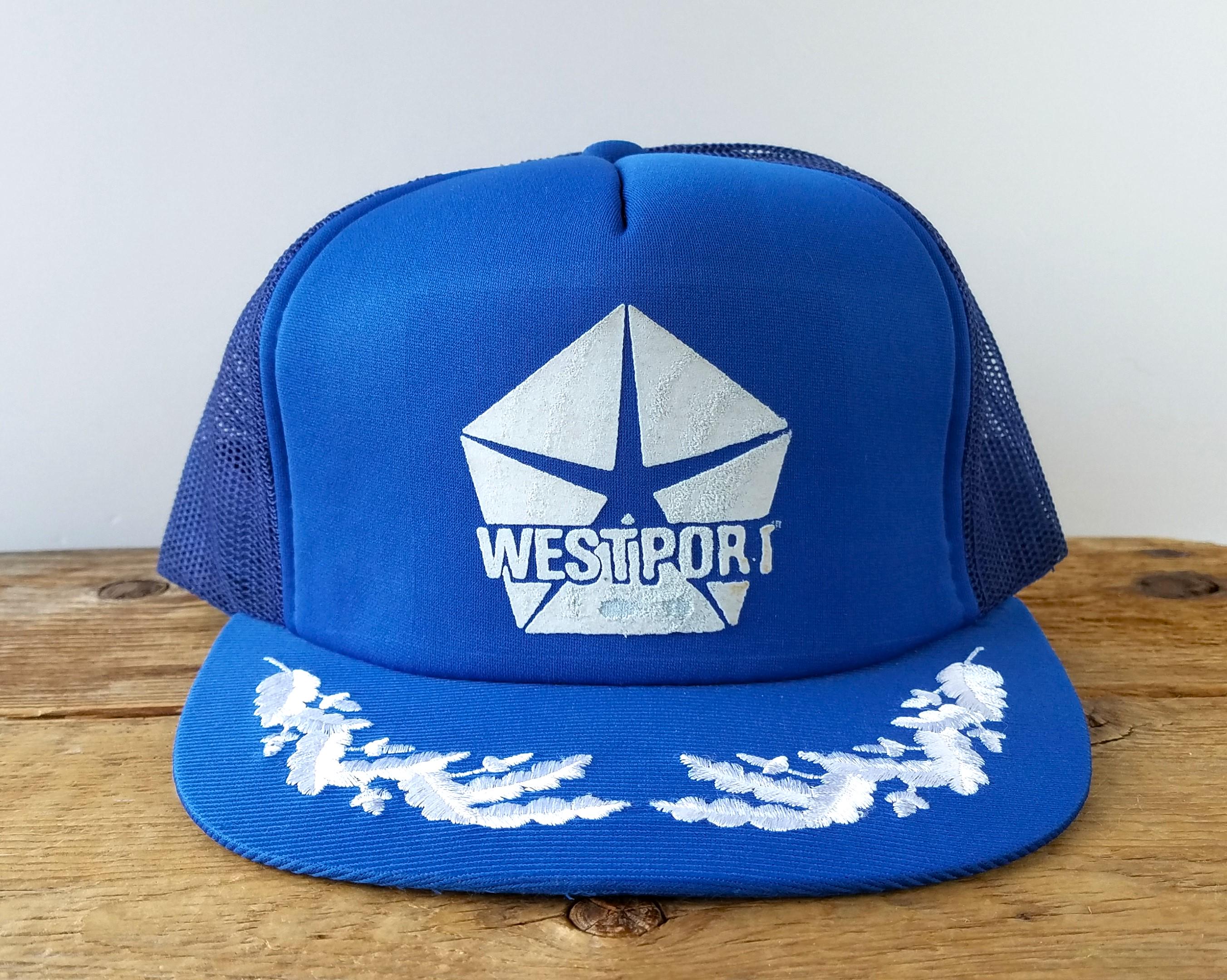 Vintage 80s WESTPORT CHRYSLER Winnipeg Car Dealer Trucker Hat