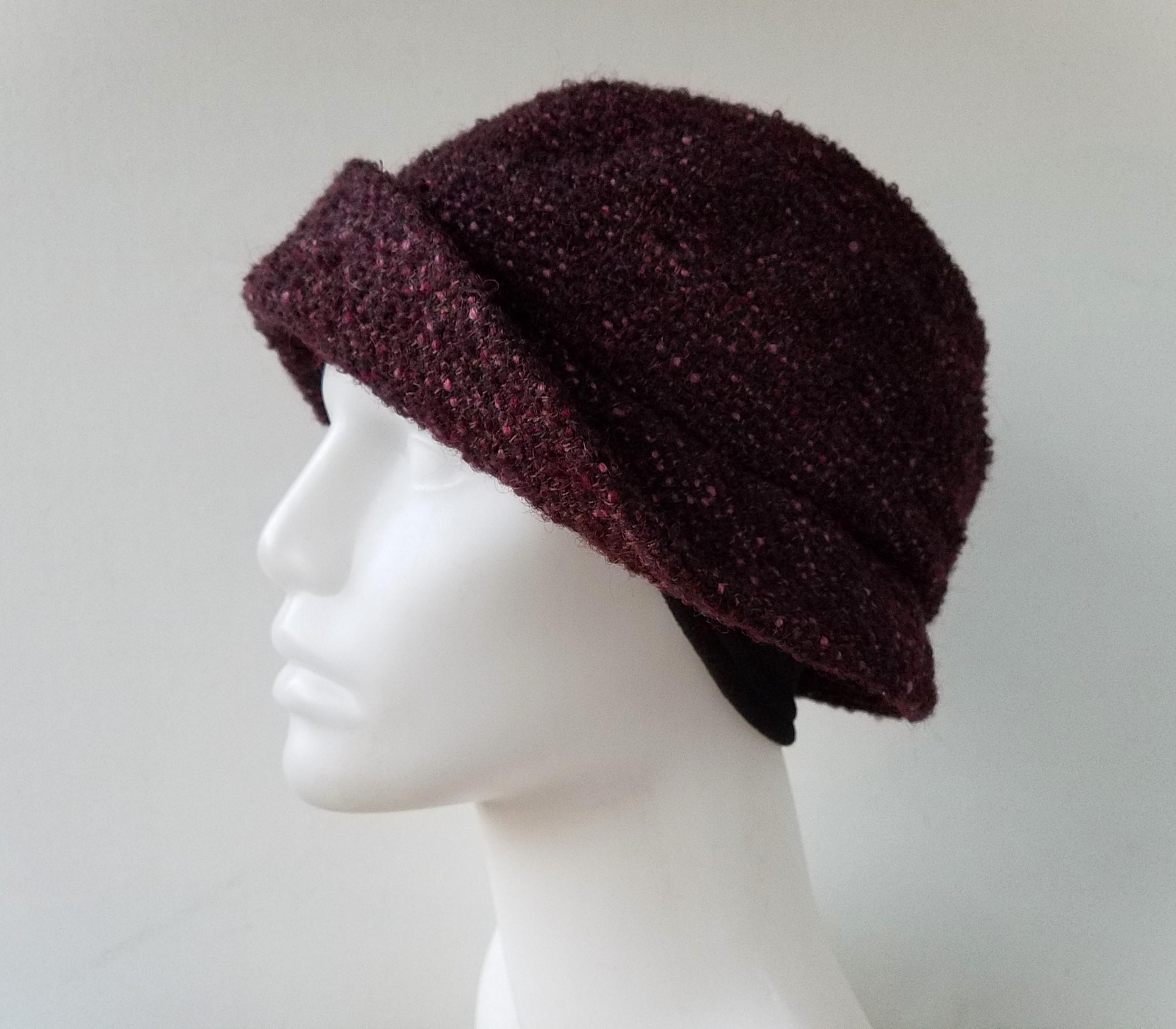 Lillie & Cohoe Tweed satin Vintage Hat with Bow ? P1260114__01297.1761760154.JPG?c=2 main image 4