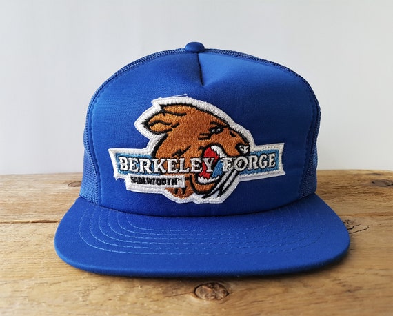 Casquette Vintage Berkeley Forge Années 1990 - Velours Côtelé, Corde, Fermeture Zip, Neuve Sans étiquette