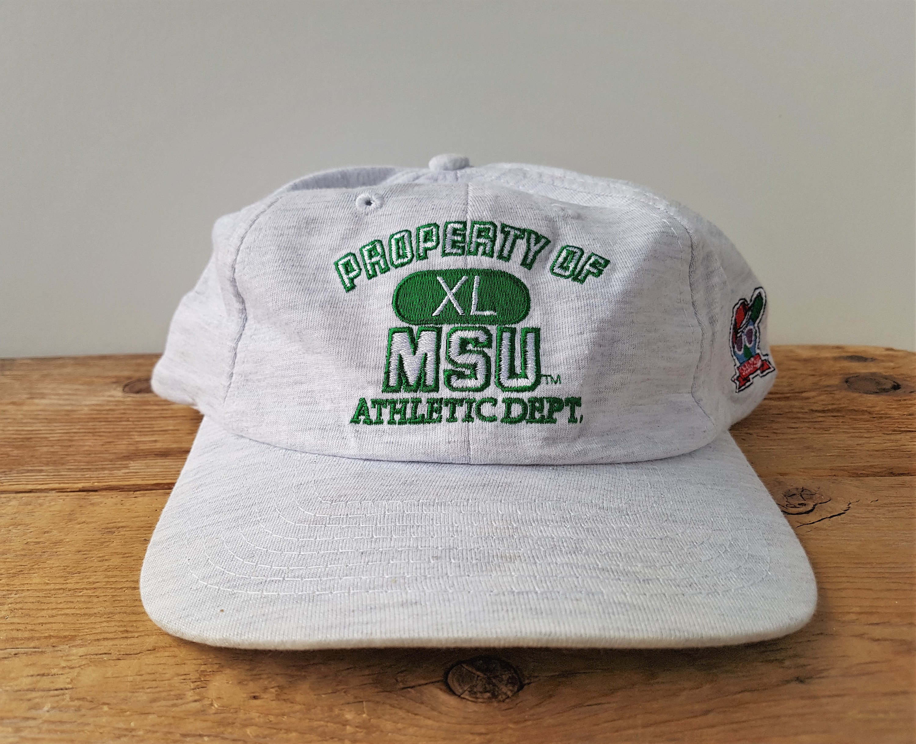 RARE! HTF! MSU Varsity Alumni Club Adjustable Back Legend Vintage Hat Like New Michigan State Hat for sale | eBay main image 3