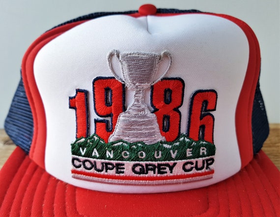 Vintage GREY CUP 1986 Vancouver Snapback Hat Orig… - image 2