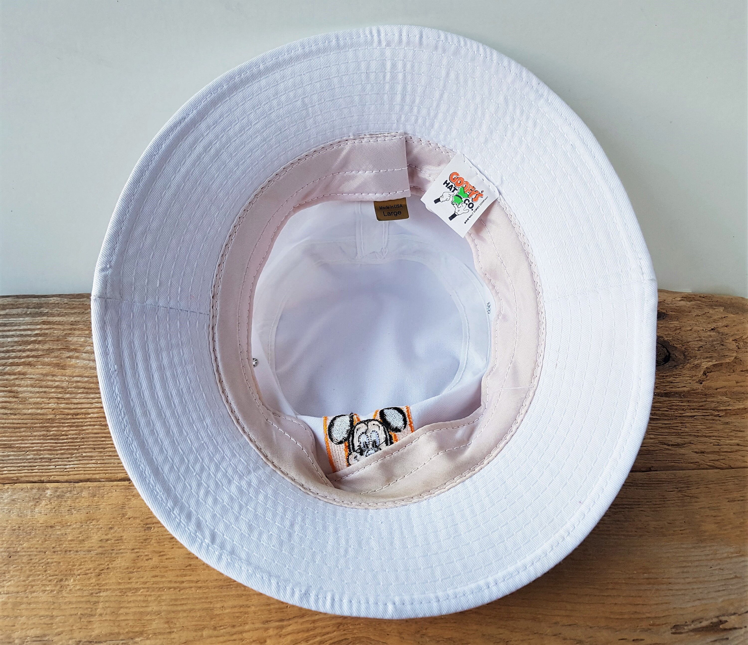 Vtg 90s Disneyland Bucket Hat Peace Love & Mickey Mouse Sun Hat Goofys Hat Co Goofy Hat Fashion for Your Next Disney Visit | TikTok main image 3