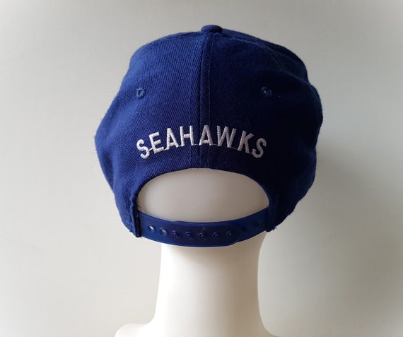 Vintage 80s 90s SEATTLE SEAHAWKS Snapback Hat New Era Pro  display picture 1