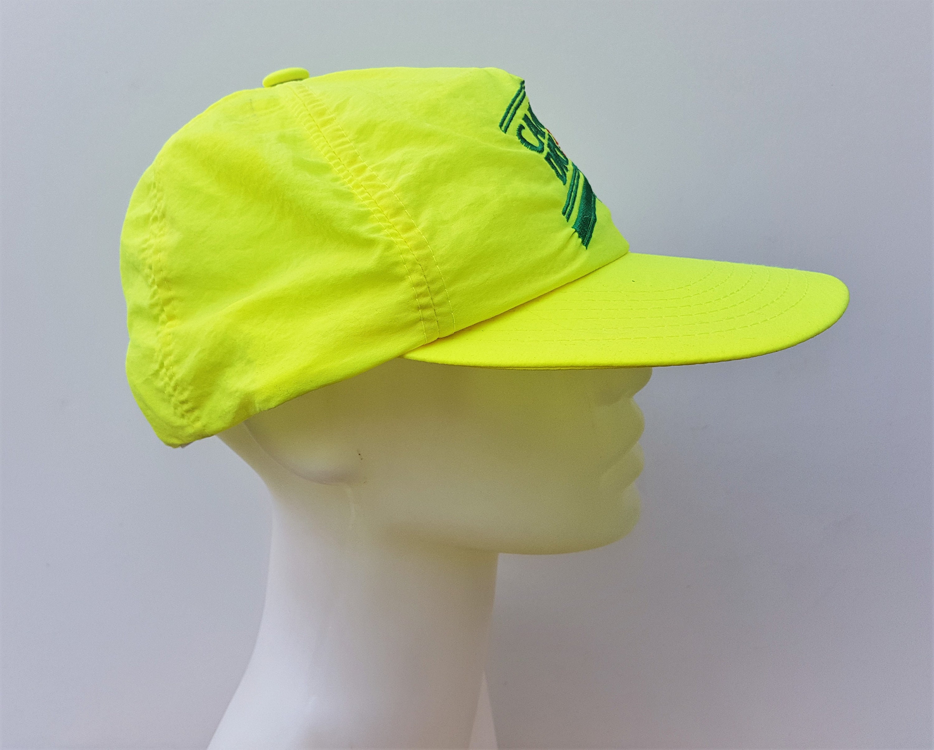 Vintage 90s CANADA DRY Lemon Ginger ALE Yellow Neon Snapback - Etsy