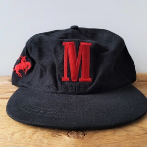 Vintage 90s MARLBORO Letter M Black 