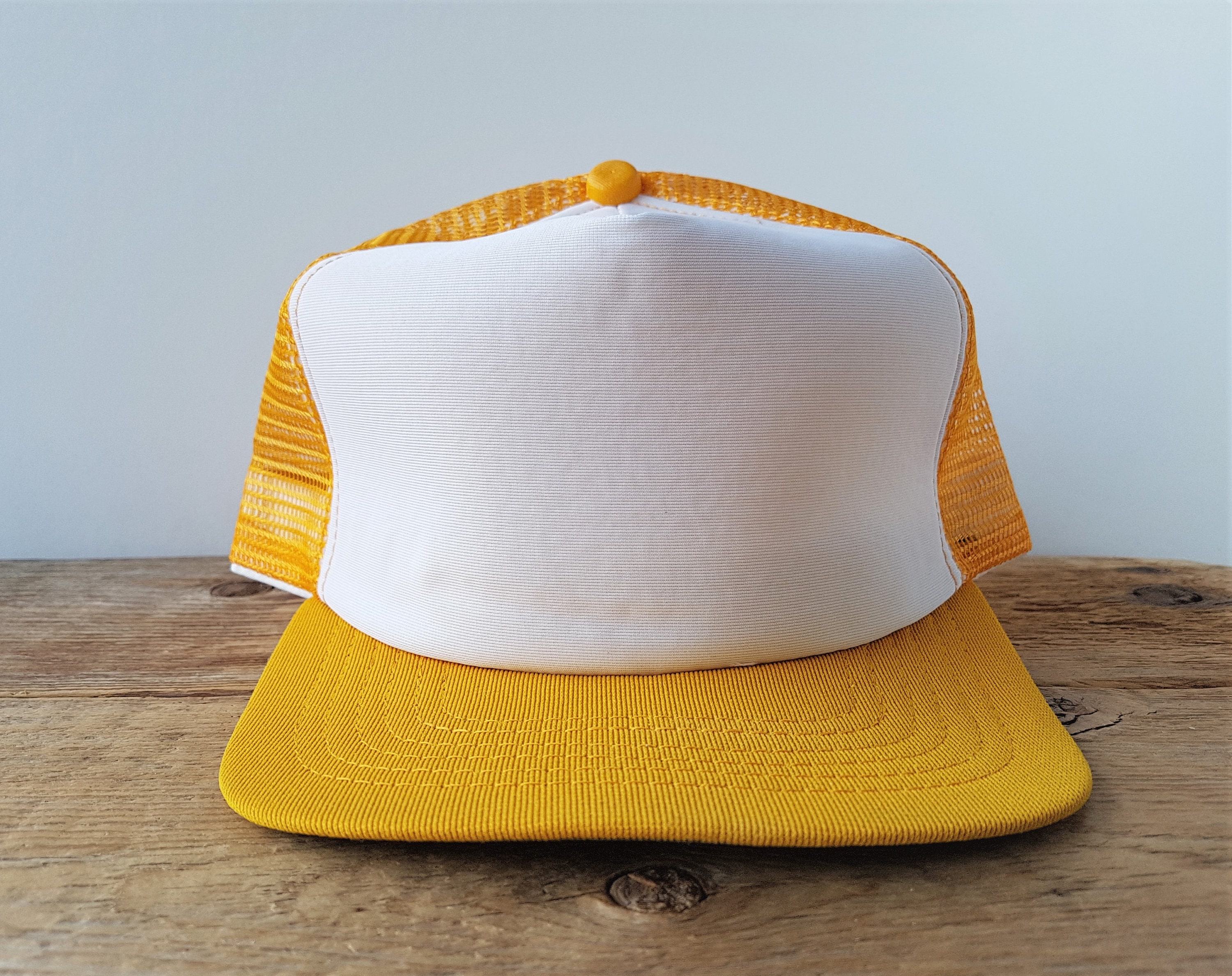 80s Deadstock Blank Sports Cap Trucker hats , BULK