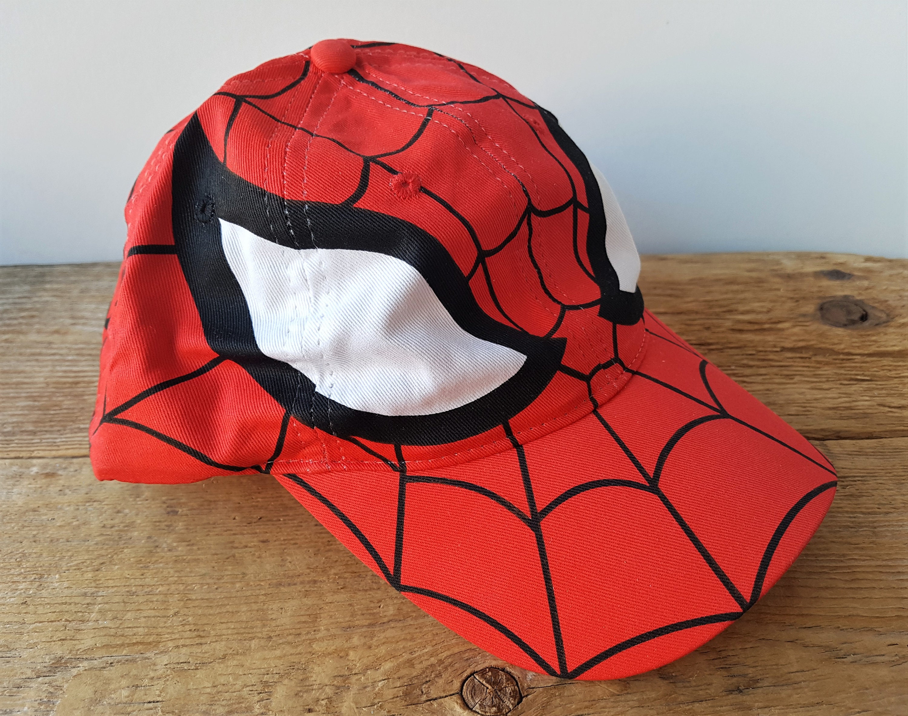Vintage 90s SPIDERMAN Adult Adjustable Snapback Hat Marvel Comics 
