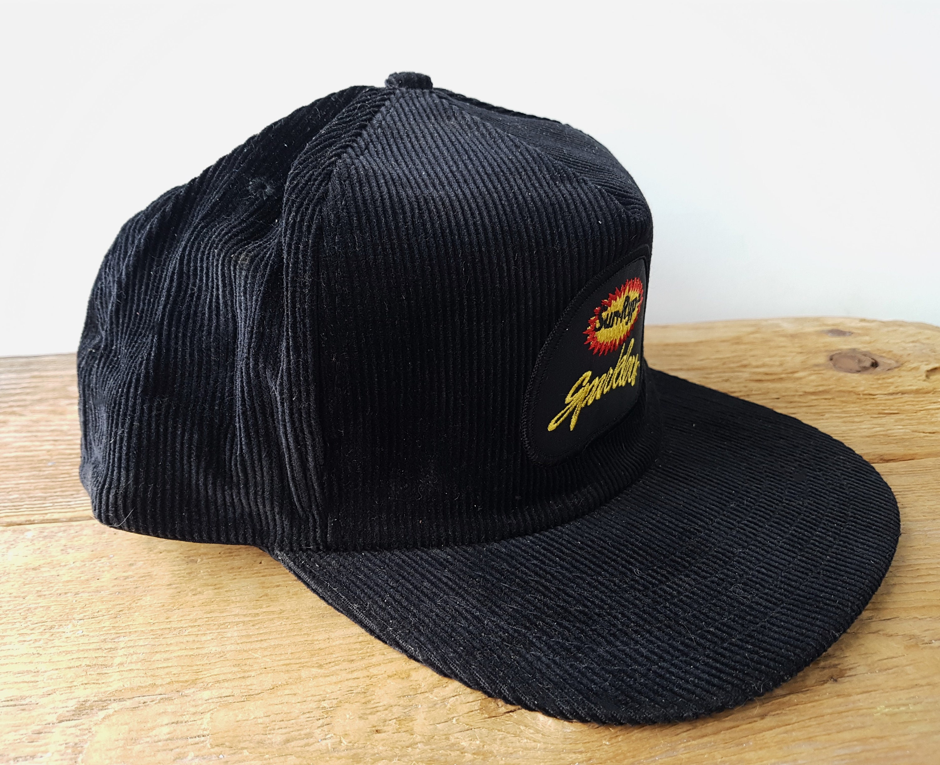 Sun Rype Merch Vintage 80s 90s Sun-rype SPARKLERS Black Corduroy Snapback Hat ...