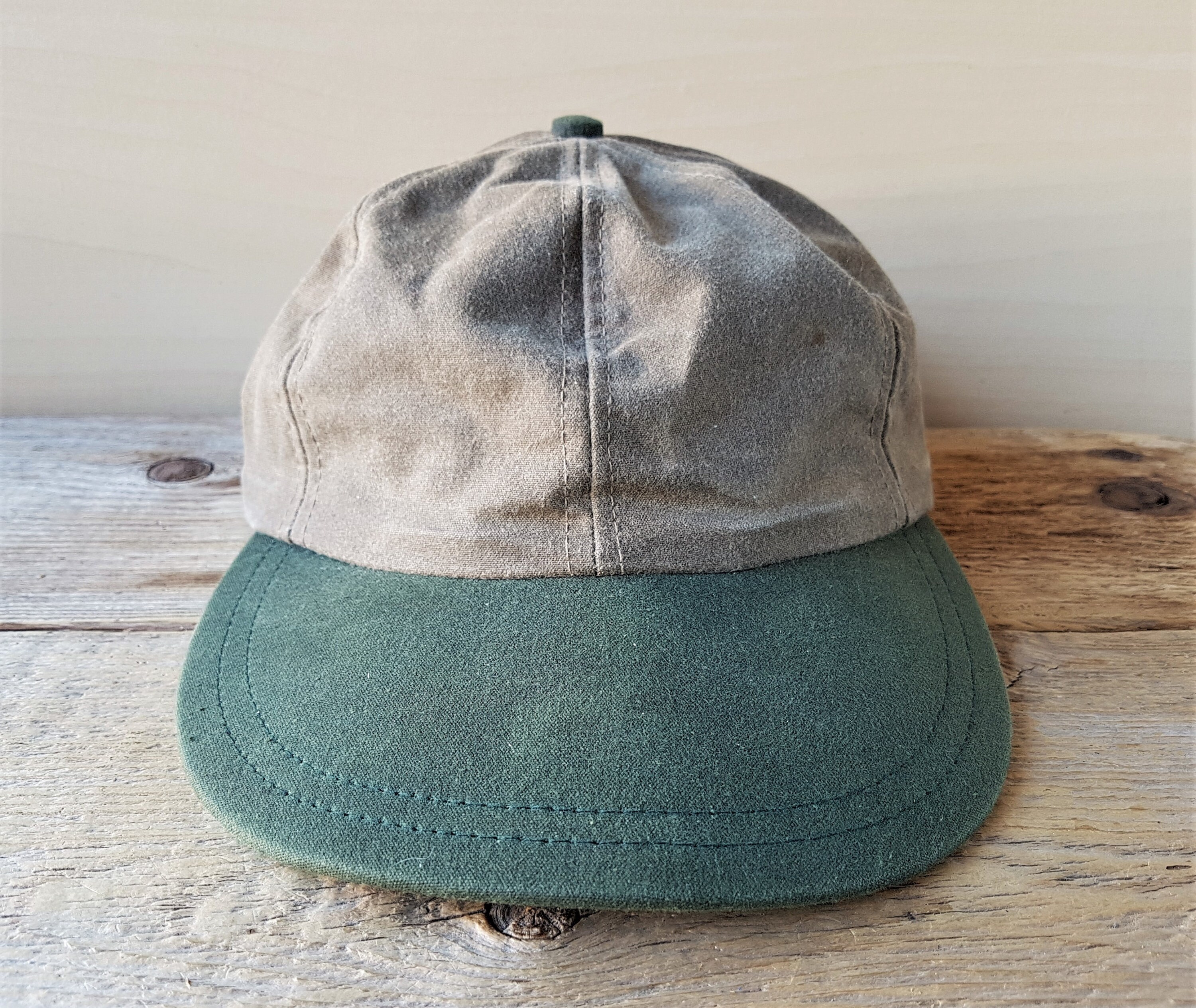 oilskin baseball cap