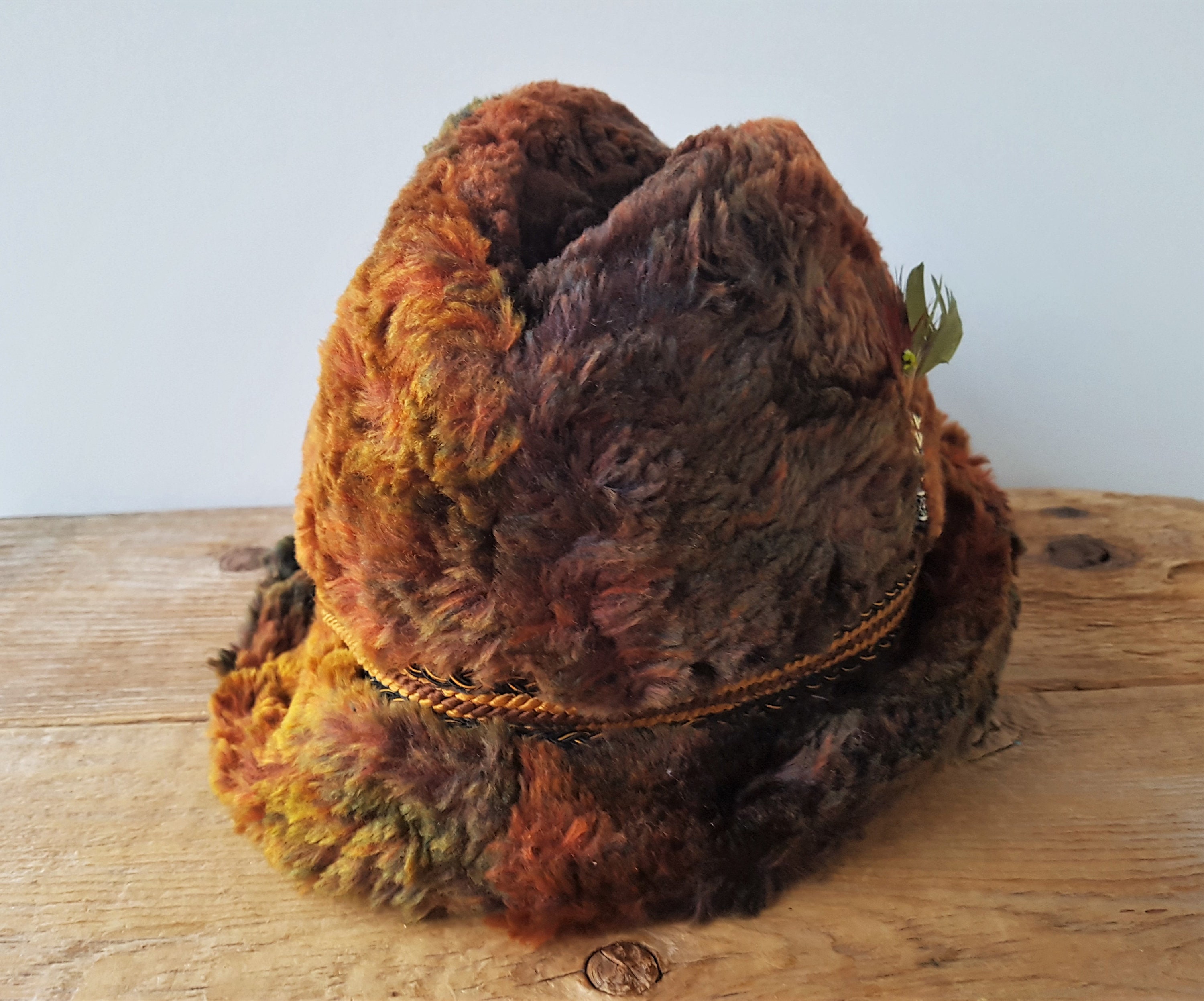Vintage 50s Alpine Swiss Style Fedora 