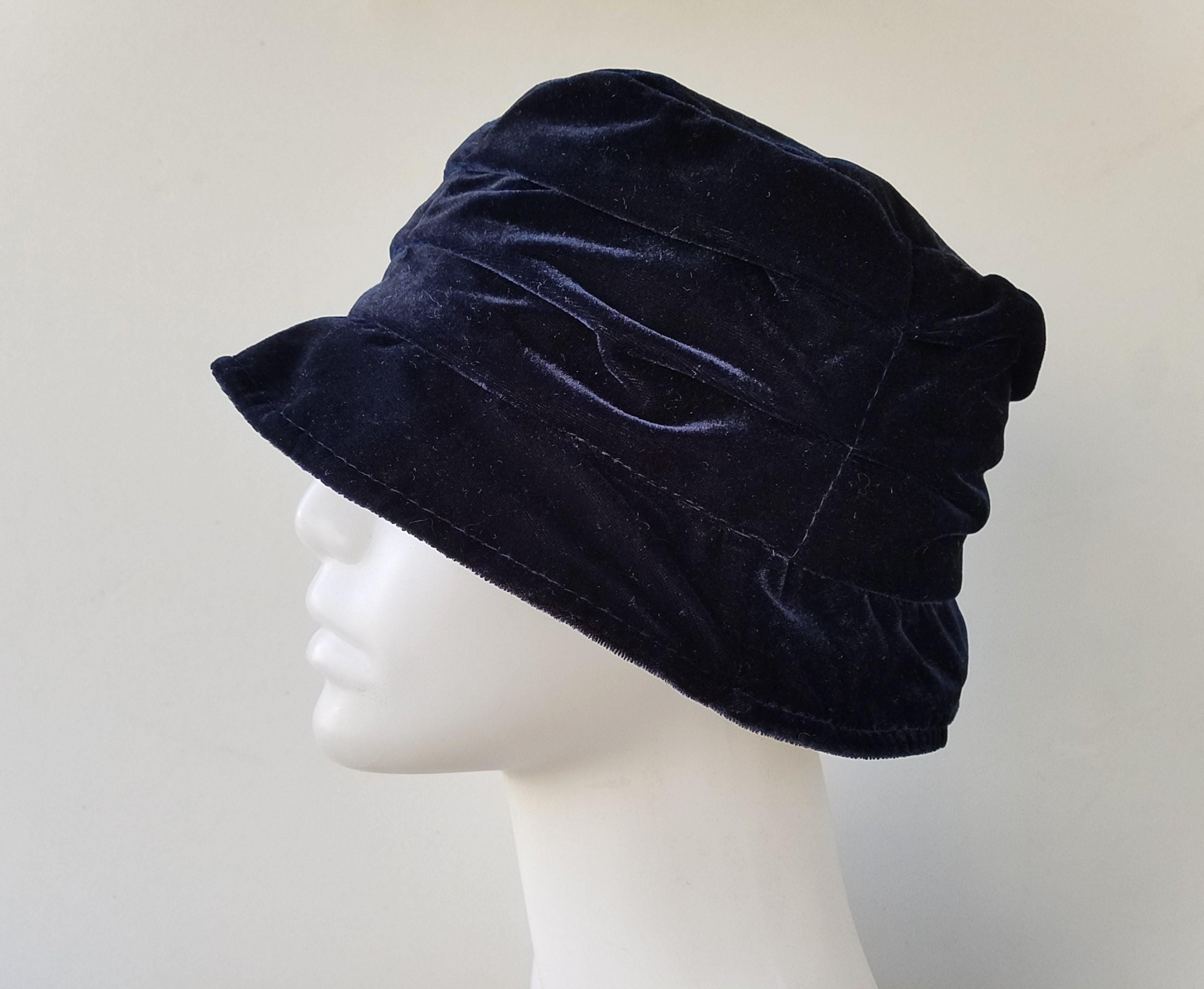 Vintage Dead Stock Suede Cloche Hat 1970s Neiman Marcus Cloche Hat | Faux Fur Fun main image 2