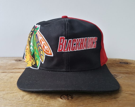 vintage blackhawks hat