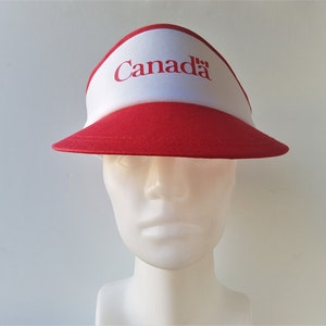 VINTAGE 70s Red Terry Cloth Hawaii Visor Red vintage visor - Gem main image 2