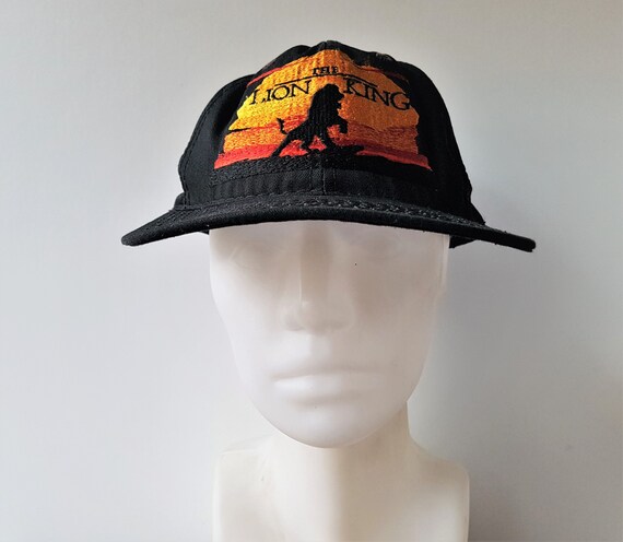 Vintage 90s Disney's The LION KING Snapback Hat M… - image 1