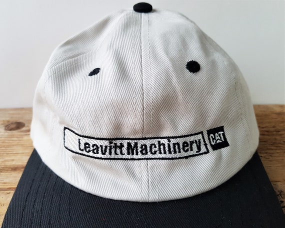Vintage Leavitt Machinery CAT Strapback Dad Hat C… - image 2