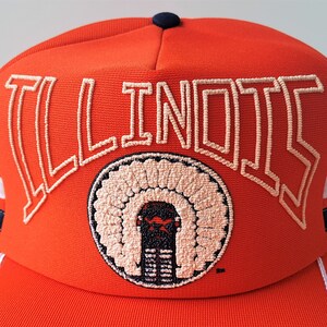 Fighting Illini Chief Illiniwek Magnet – University Of Illinois Orange 3x3 Inch